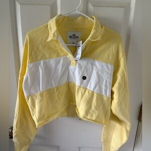 NWT Hollister Cropped Crewneck Sweatshirt XS